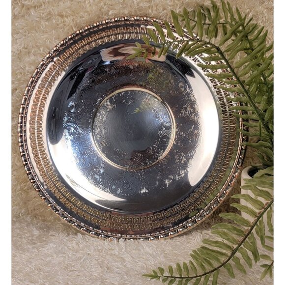 Vintage International Silver Company silver plated tray - Picture 7 of 12